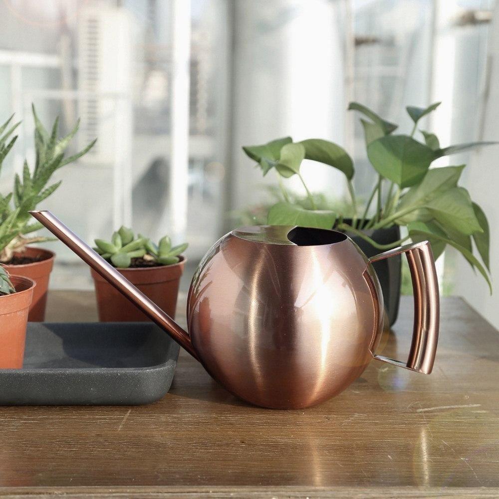 Spherical Gooseneck Stainless Steel Watering Can