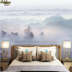 Custom Ink painting landscape wallpaper