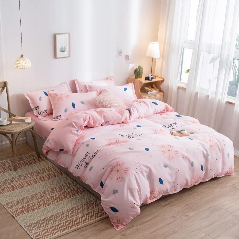 Cute Cartoon Print Duvet Cover