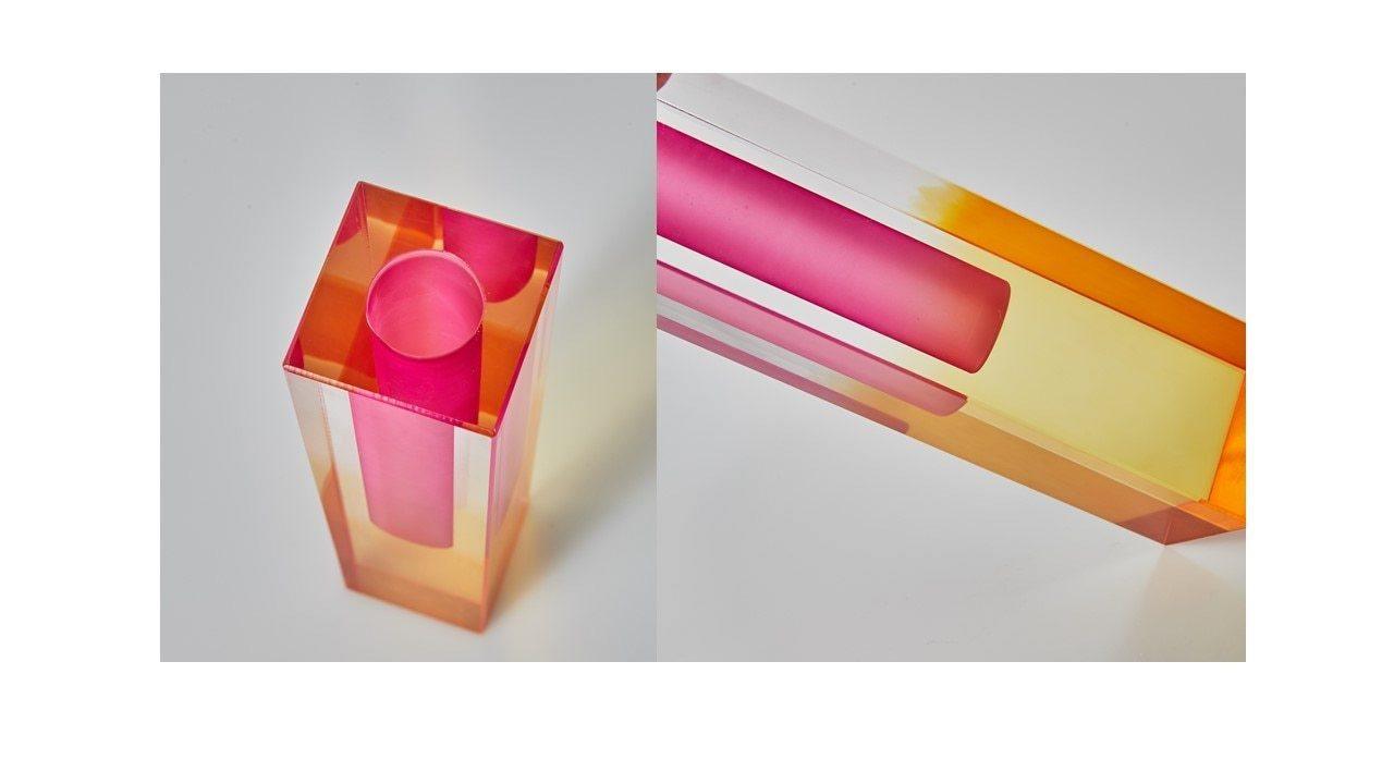 Modern Prism Acrylic Vase